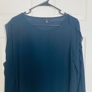 BANANA REPUBLIC Women Navy Blue Blouse